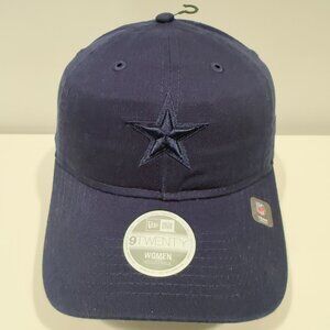 Dallas Cowboys NFL New Era 9TWENTY Women Strapback Adjustable Hat Navy Blue
